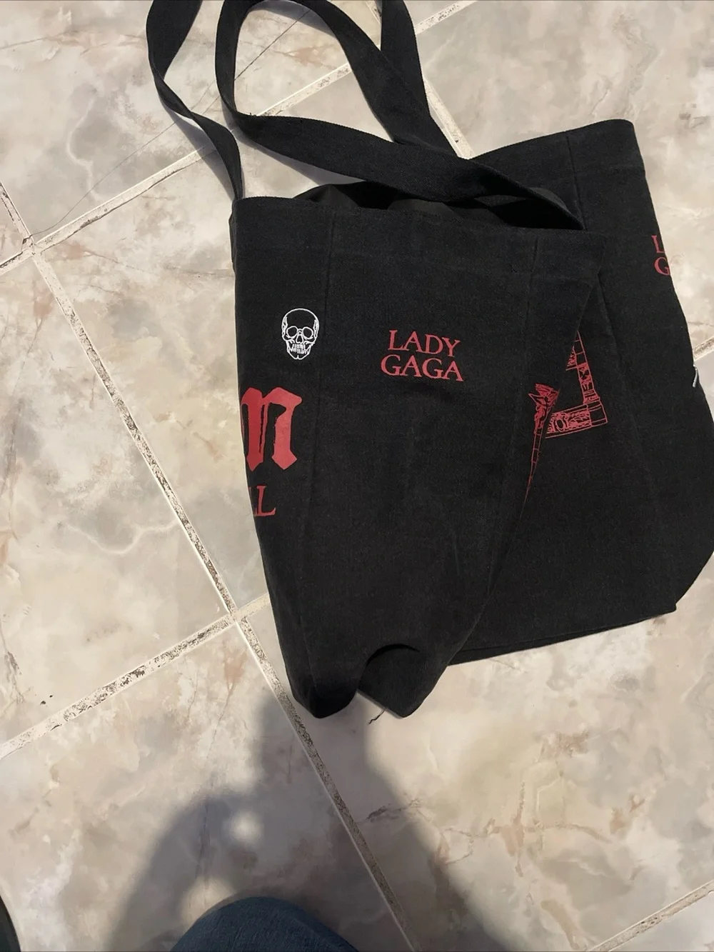 Lady Gaga - Mayhem Ball Tour - Official Ball Black Opera Haus Tote Bag + Bandana
